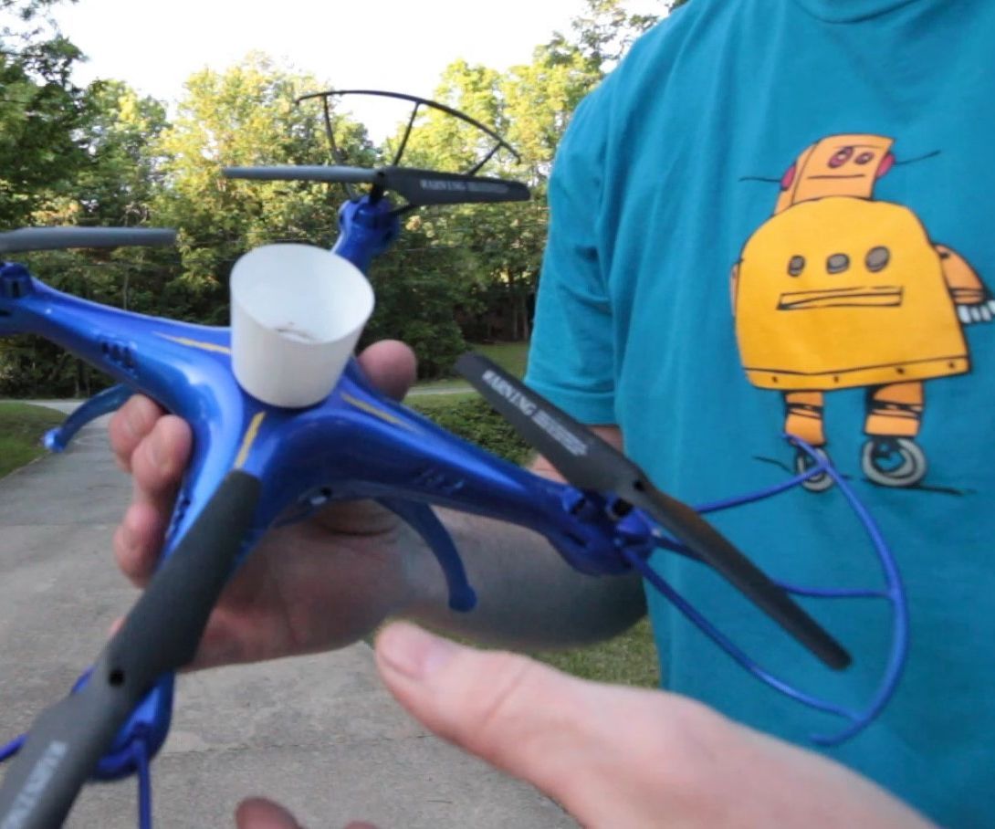 Drop High Explosives From a Drone