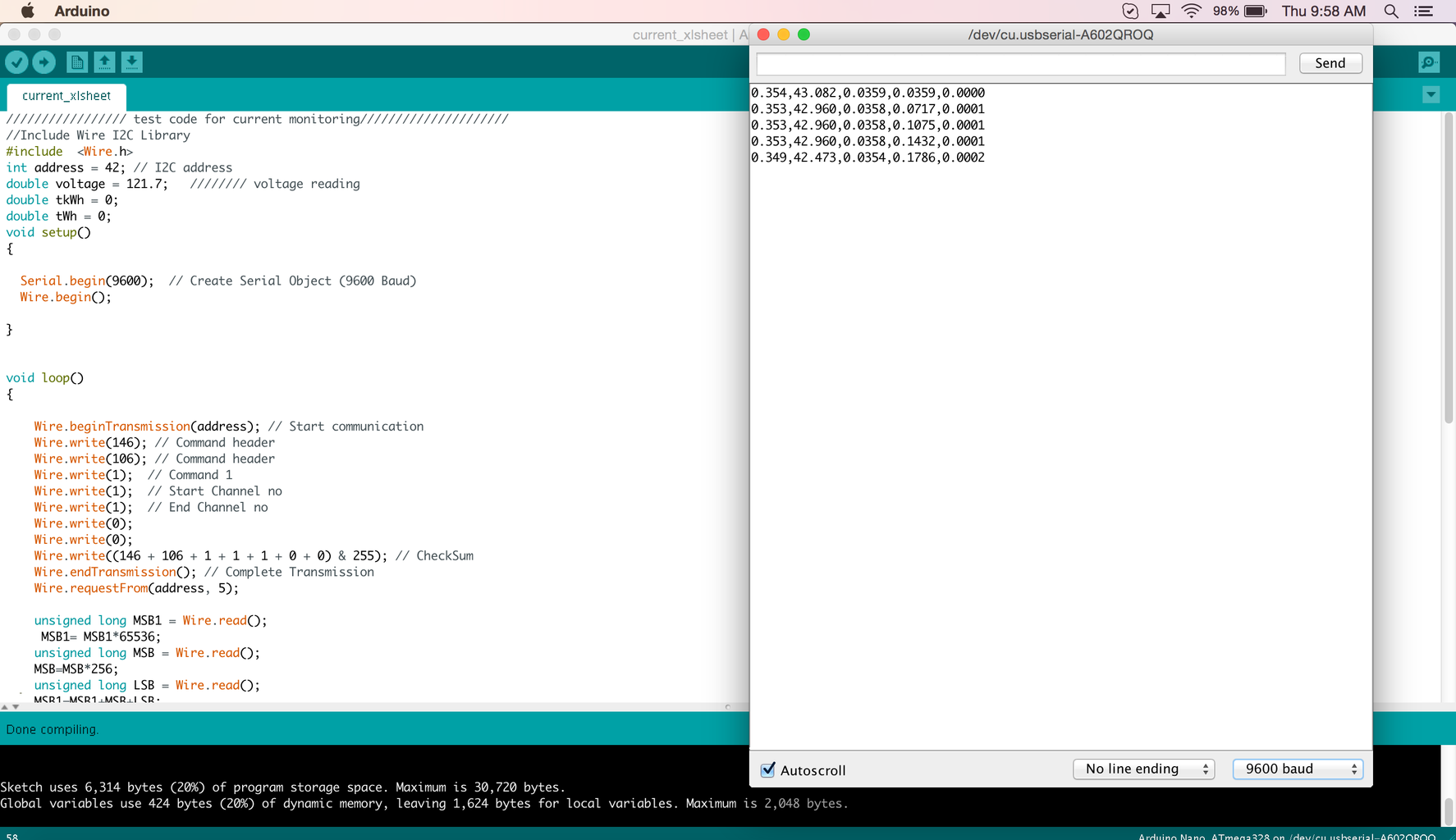 Power Monitoring Using Arduino and Log Into Google Sheet : 8 Steps ...