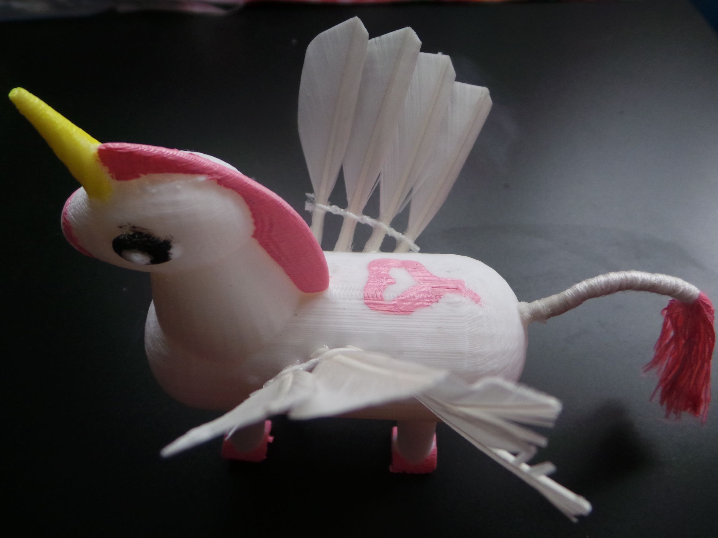 How to Decorate a 3D Printed Unicorn