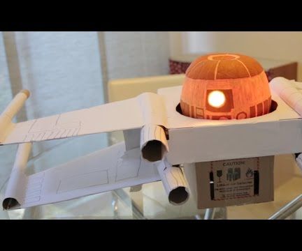 R2D2 Pumpkin Xwing With an Arduino