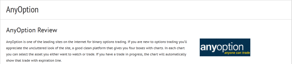 Anyoption Review - How It Can Help New Traders?
