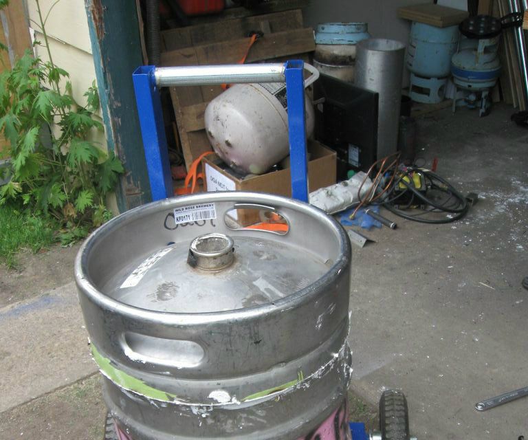Beer Keg Metal Melting Furnace