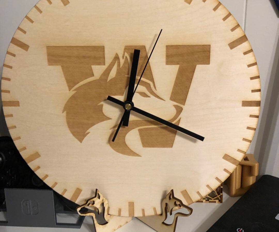 Clock With Stand 