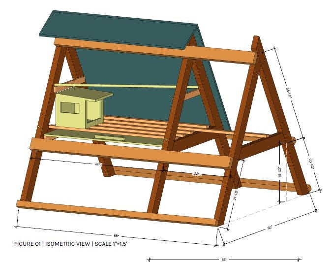 A-Frame Chicken Coop: Redux : 8 Steps (with Pictures) - Instructables a-frame-chicken-coop-redux-8-steps-with-pictures-instructables