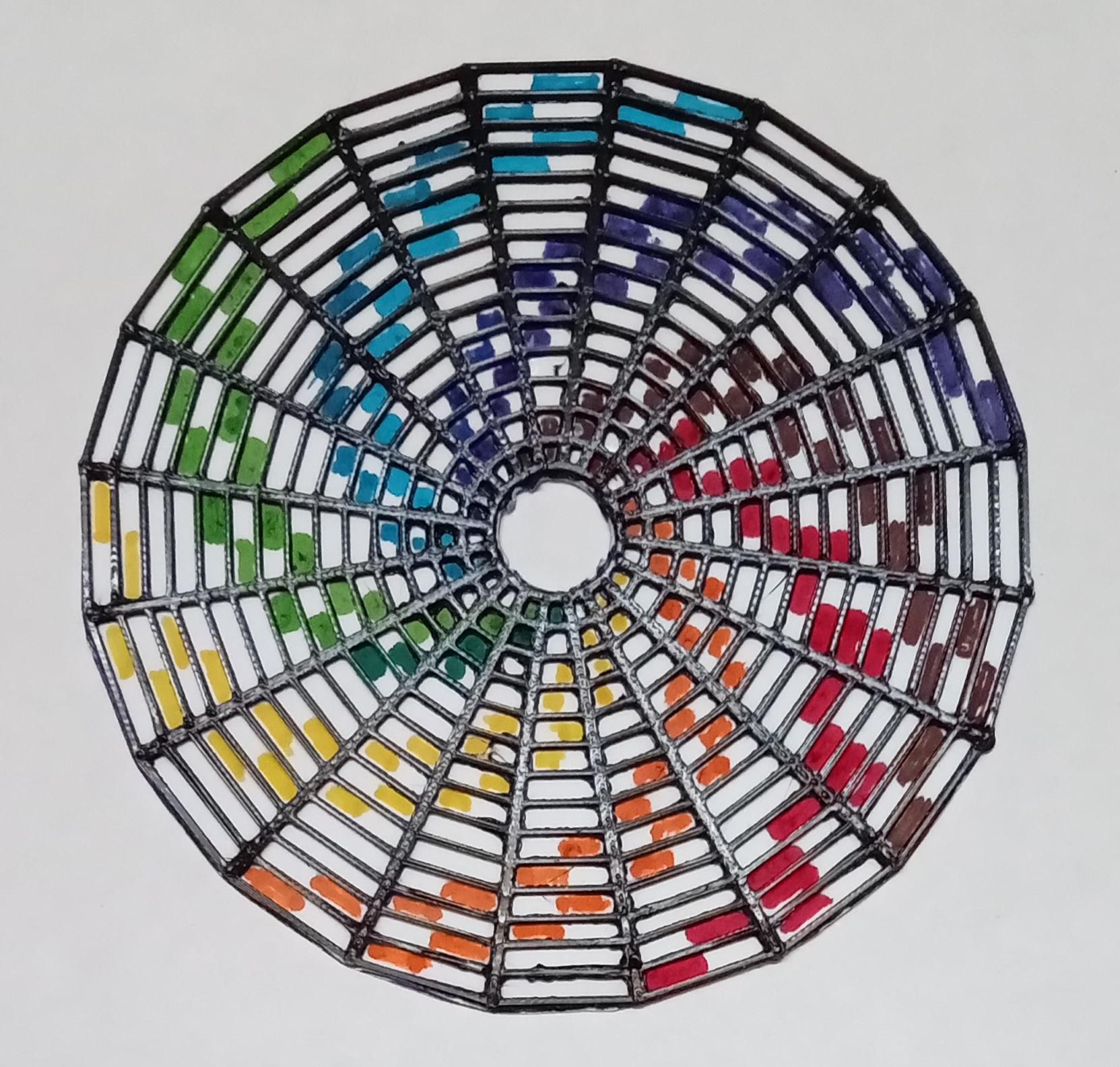 Rainbow Colored Spinning Toy Using Tinkercad 12 Steps (with Pictures