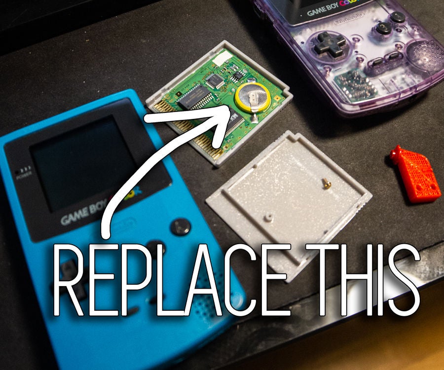 Gameboy Cartridge Battery Replacement 10 Steps Instructables