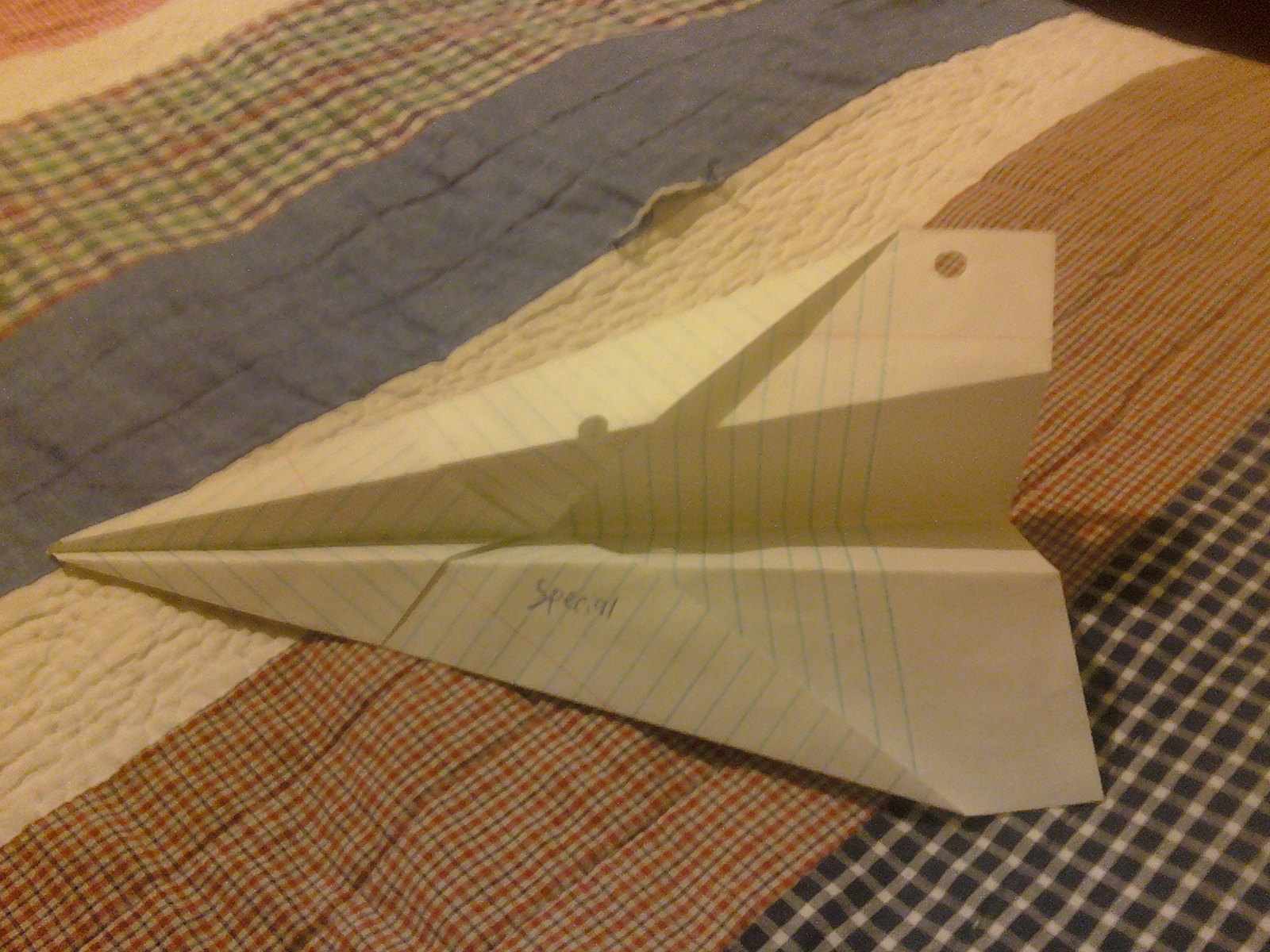 Prototype Special Paper Airplane