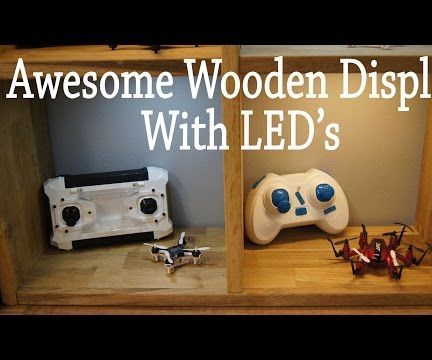 Awesome Wooden Furniture Display With LED's