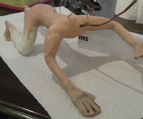 figure sculpture...1/1/16...daily updates until finished