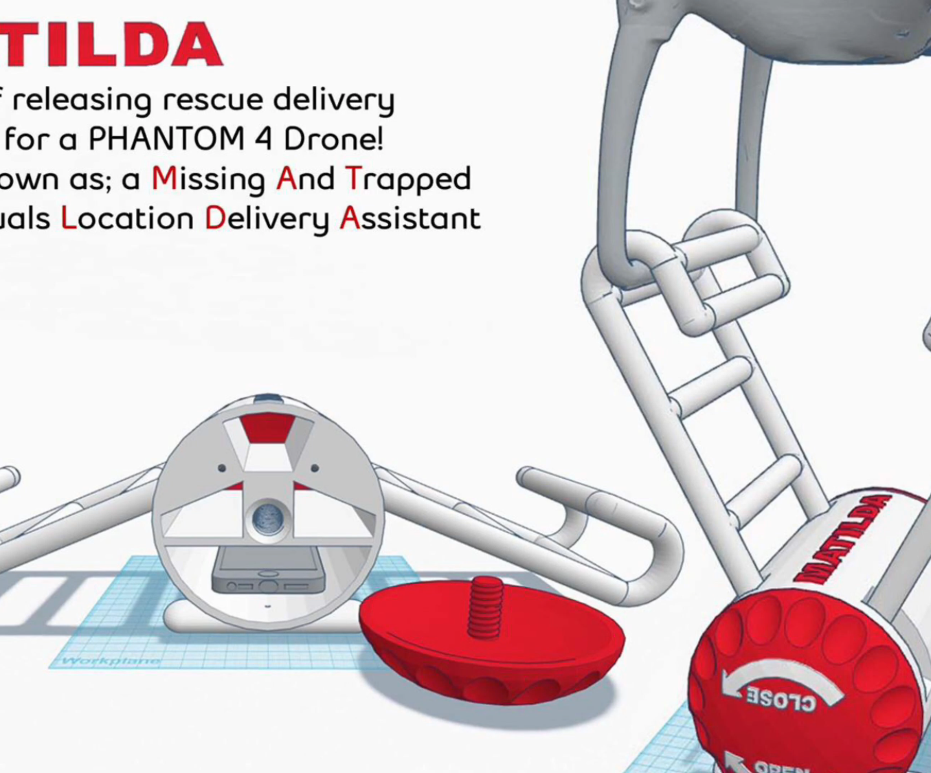 MATILDA - Missing and Trapped Individuals Location Delivery Attachment