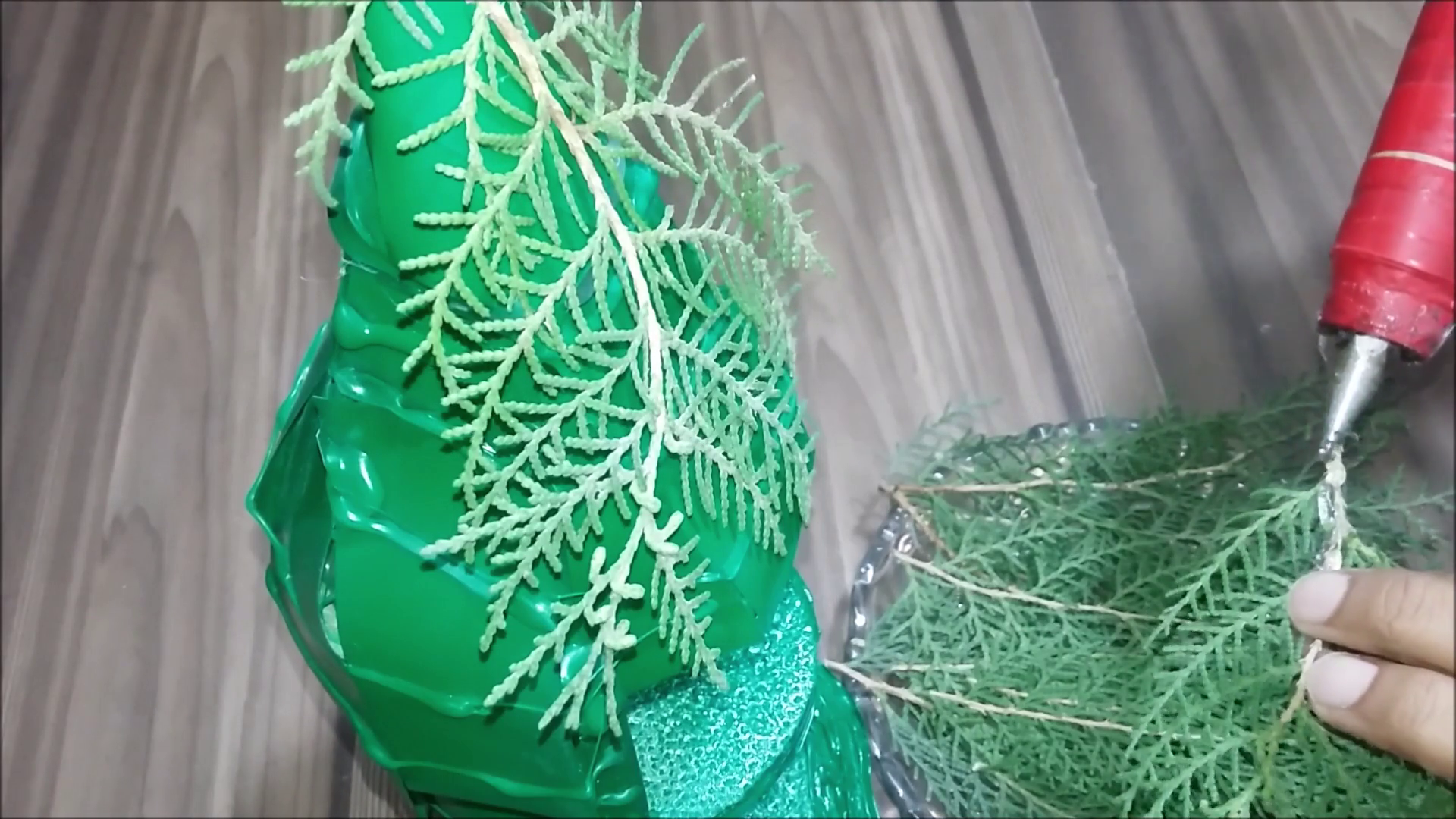 How to Make Christmas Tree From Plastic Bottle 4 Steps Instructables