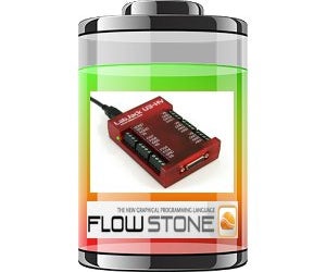 Battery Manager Using Labjack U3 and FLOWSTONE.