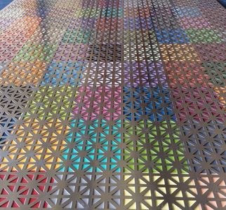 Decorative Art With Color Samples