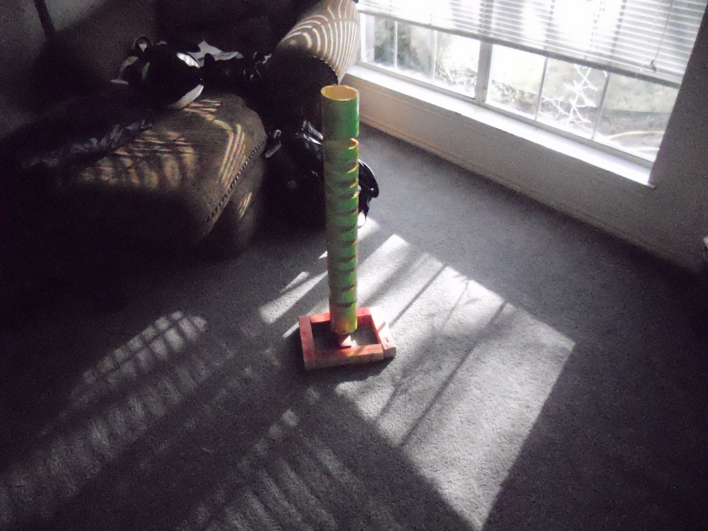PVC and WOOD GAME HOLDER/SHELF/TOWER