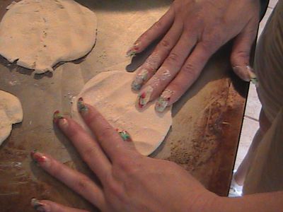 Pre-heating the Oven and Making the Crust...