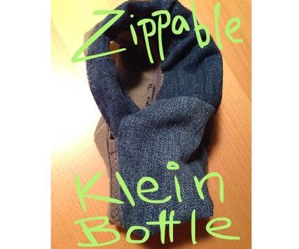 Zippable Klein Bottle