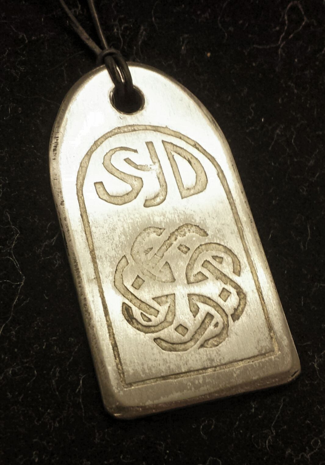 Daughter/Father Etched Pendant