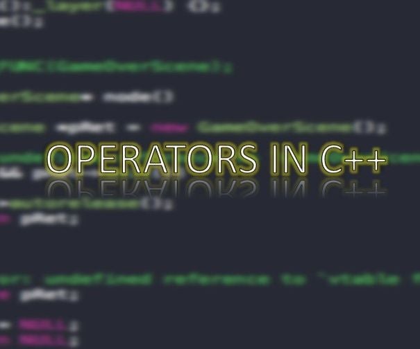 Operators in C++ : 5 Steps - Instructables
