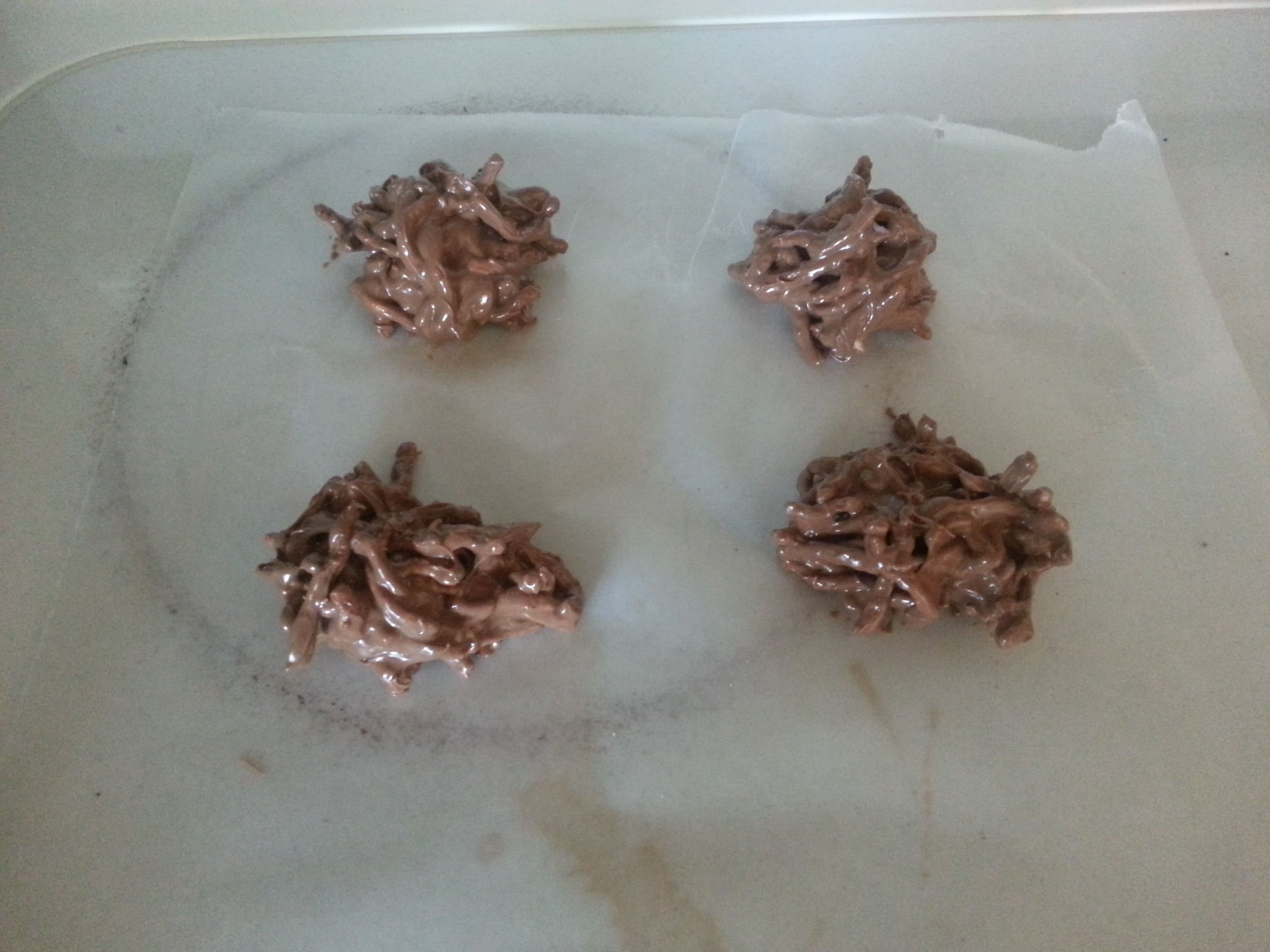 Chocolate Chow Mein Clusters Instructables