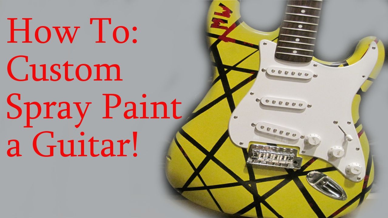 How to Spray Paint a Guitar!