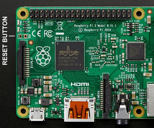Raspberry Pi 2 Reset Button