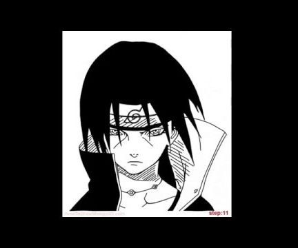 How to Draw Itachi From Naruto