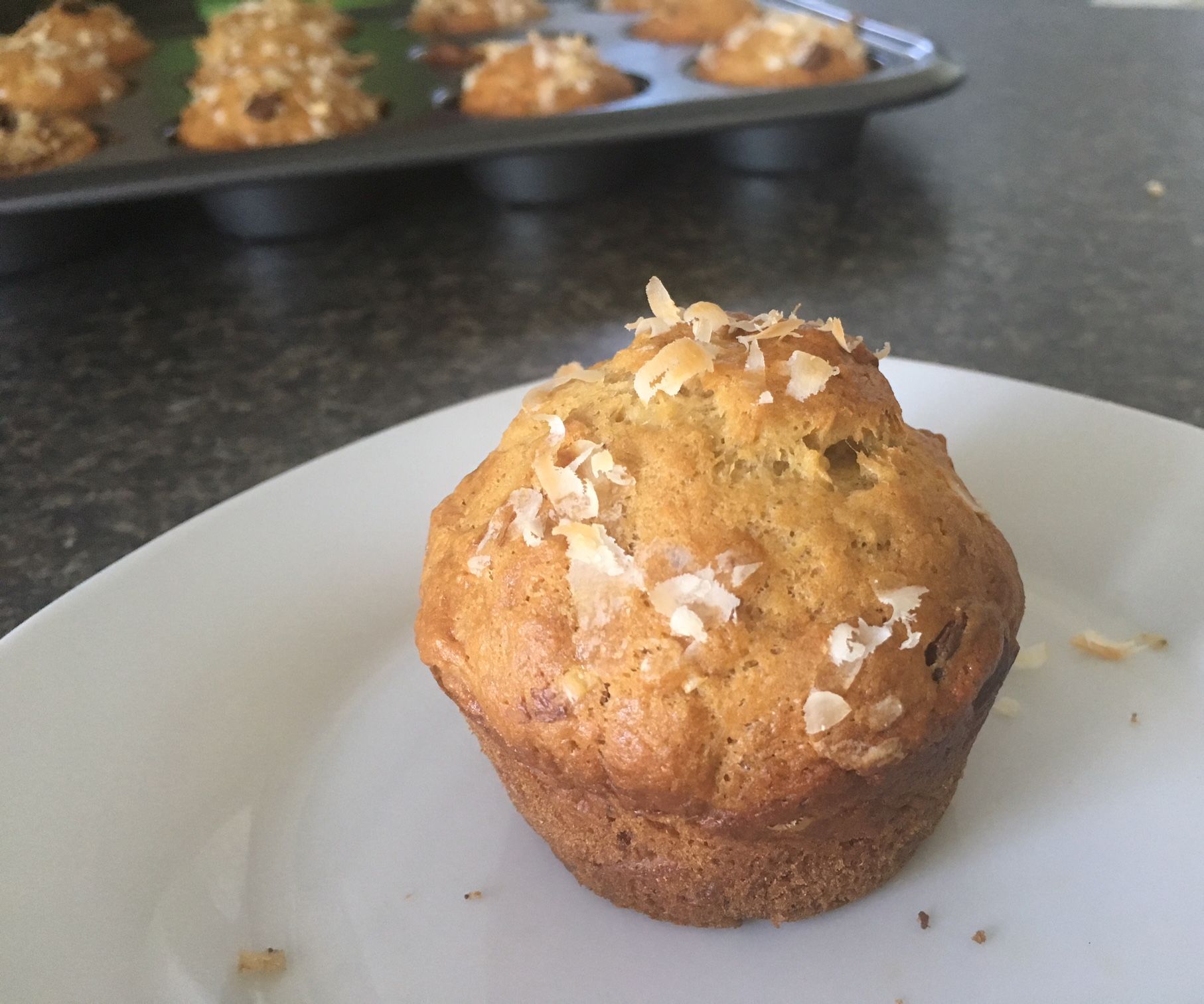 Coconut Banana Muffins