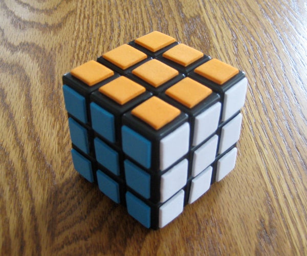 Sticker-free Rubik's Cube!