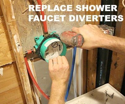 How to Replace Shower Faucet Diverters Without Soldering Copper Pipes!