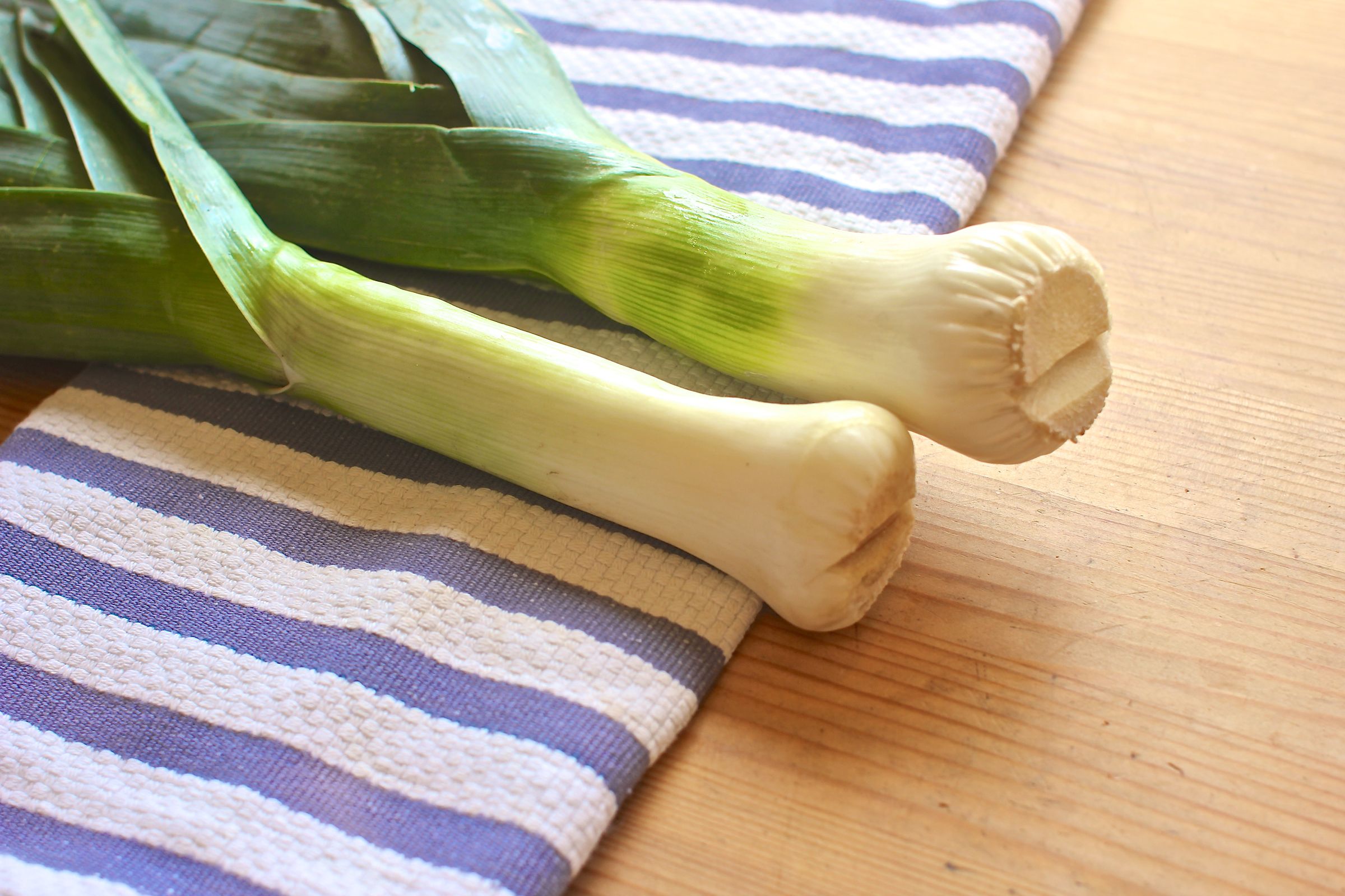 Clean Leeks Properly