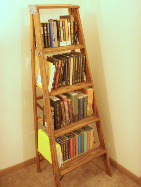 Ladder Bookshelf 5 Steps with Pictures Instructables