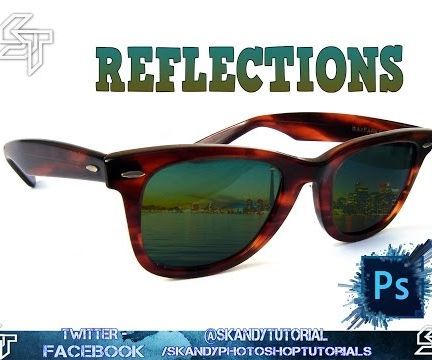 How to Photoshop a Custom Reflection to Sunglasses