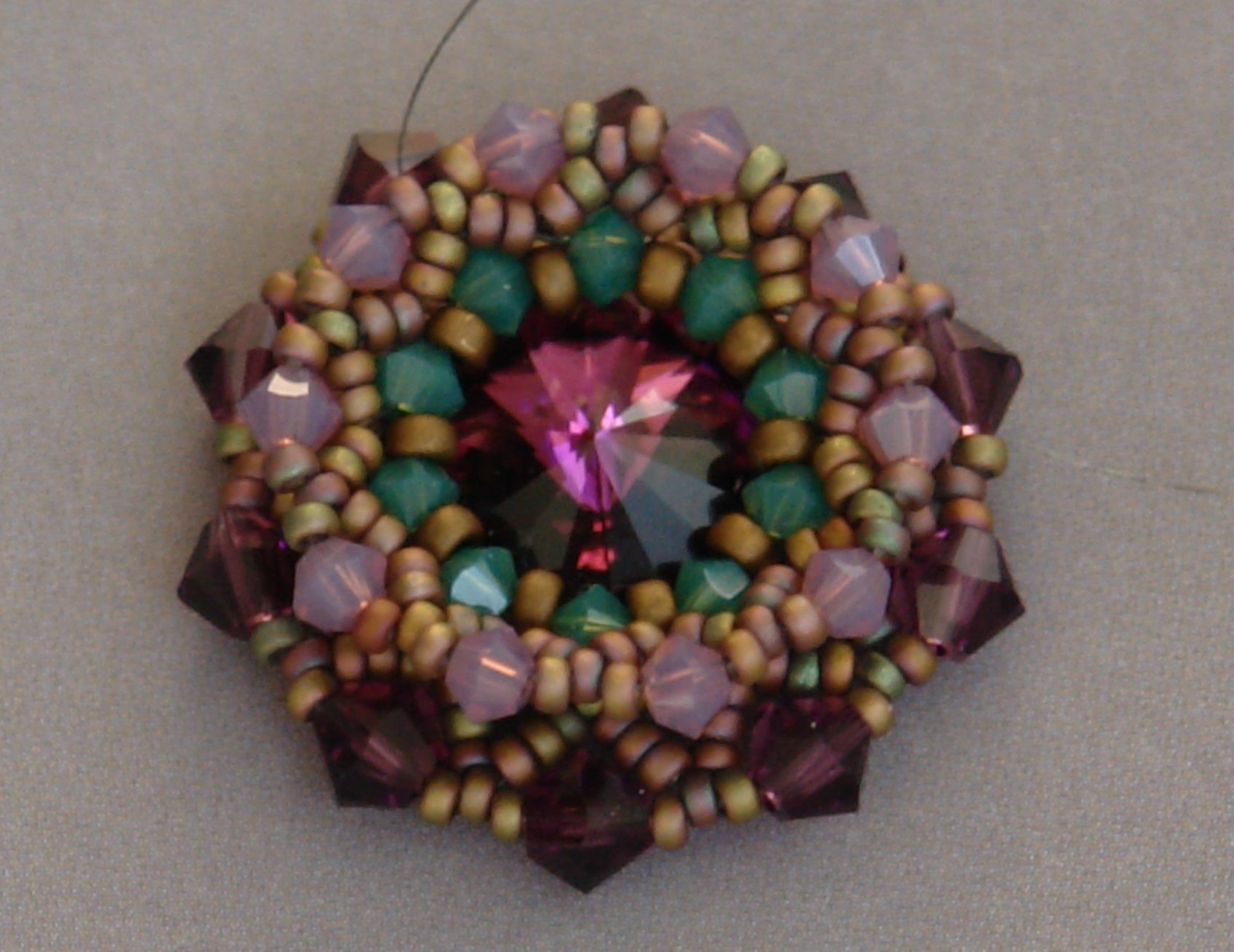 Sidonia's Handmade Jewelry - Swarovski Flower Pendant