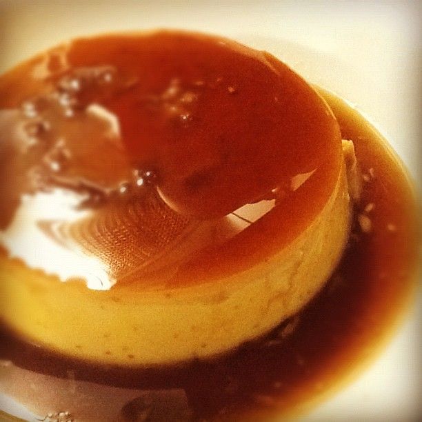 Orange Creme Caramel With Balsamic Gastrique
