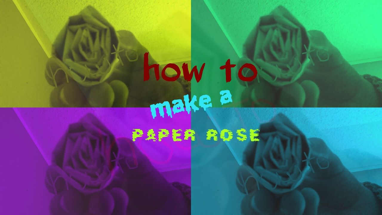How to Make a Paper Rose