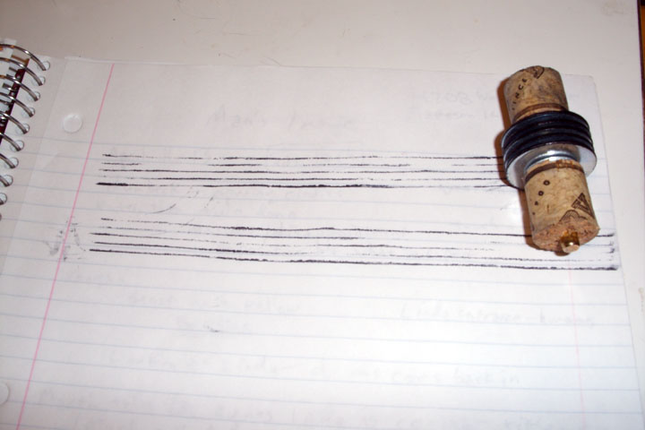 DIY Music Staff Roller Stamp