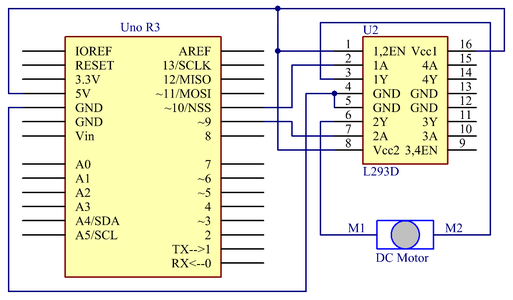 DC Motor Control Arduino Uno R3 : 6 Steps - Instructables