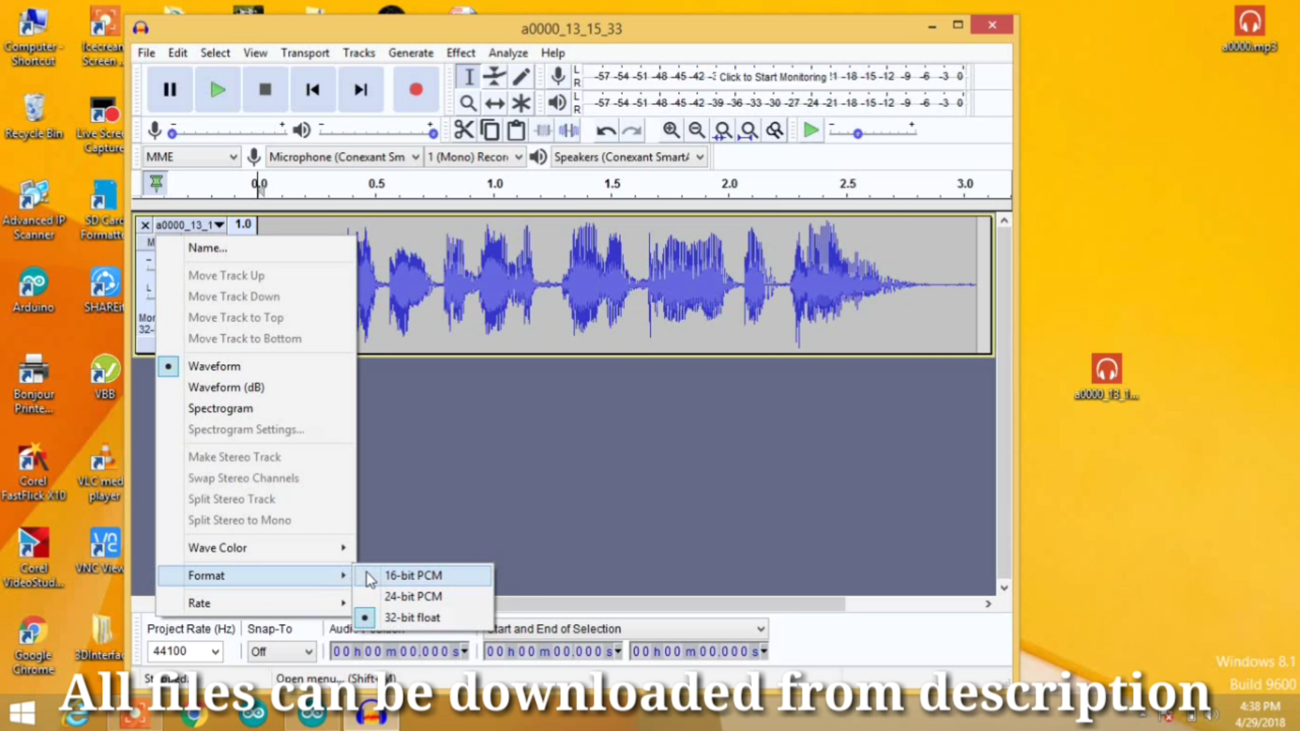 Prepare Audio & Convert It Into Data