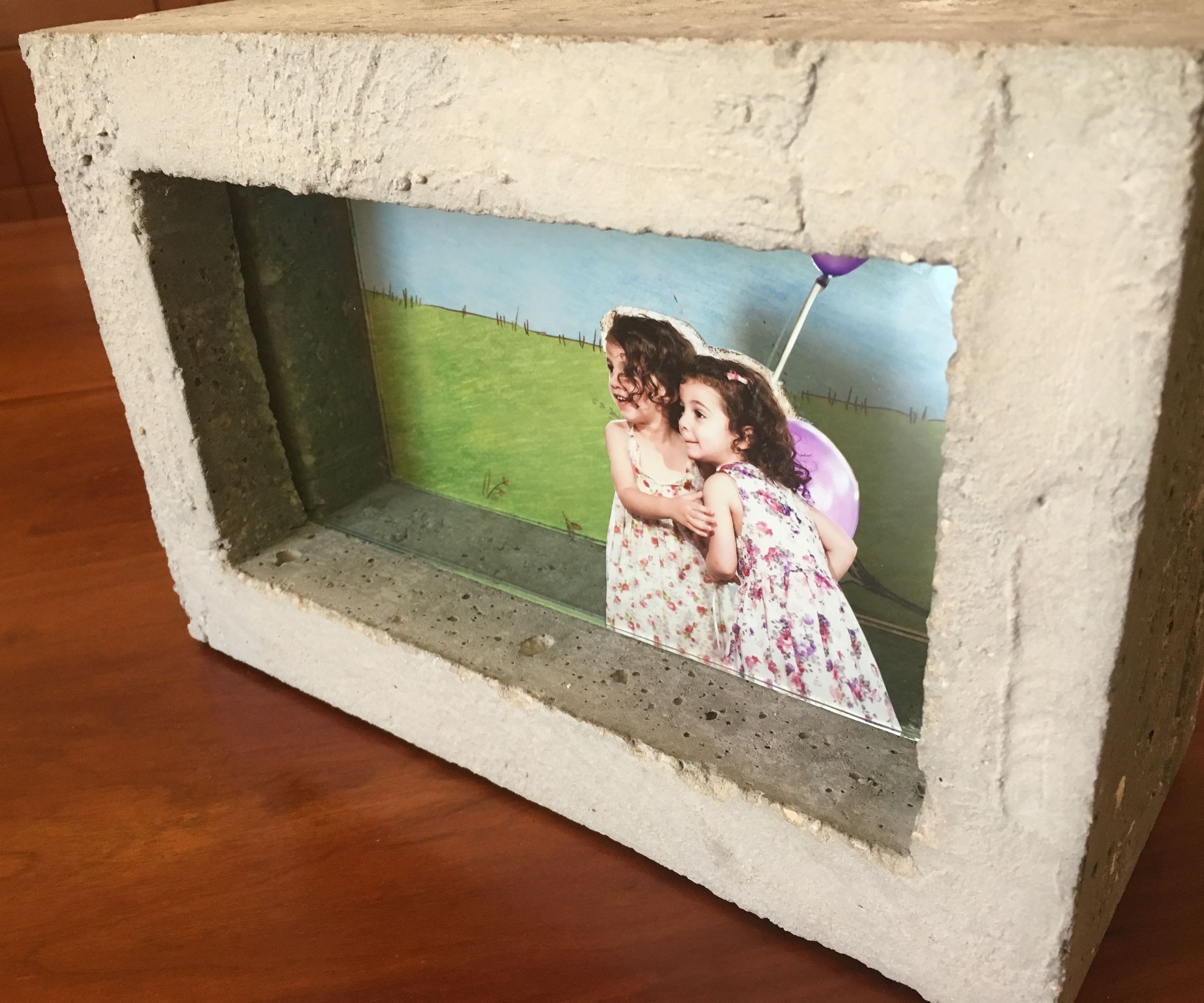 3D Concrete Picture Frame