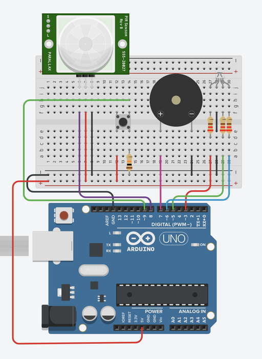Arduino Motion & Proximity Alarm Systems - Instructables