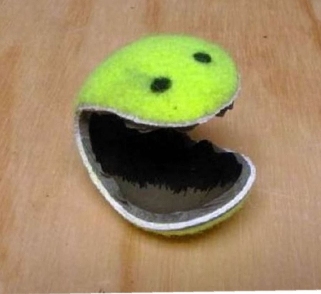PAC Man Tennis Ball
