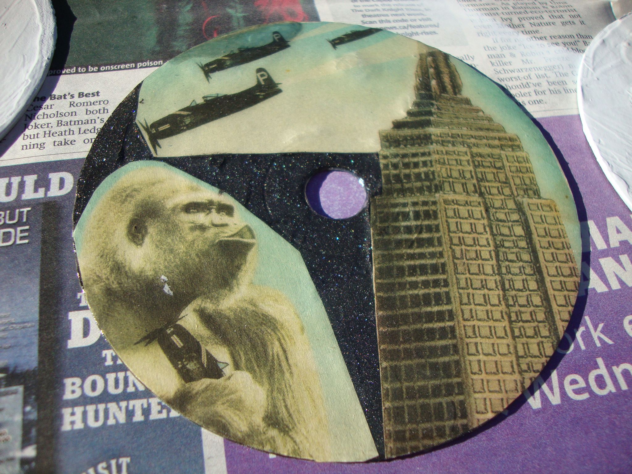 CD/DVD Decorated Coasters