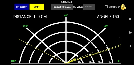 Arduino Radar Using Android Mobile App