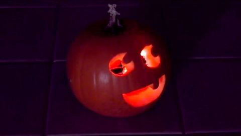 Tiny LED Jack-O'-Lantern