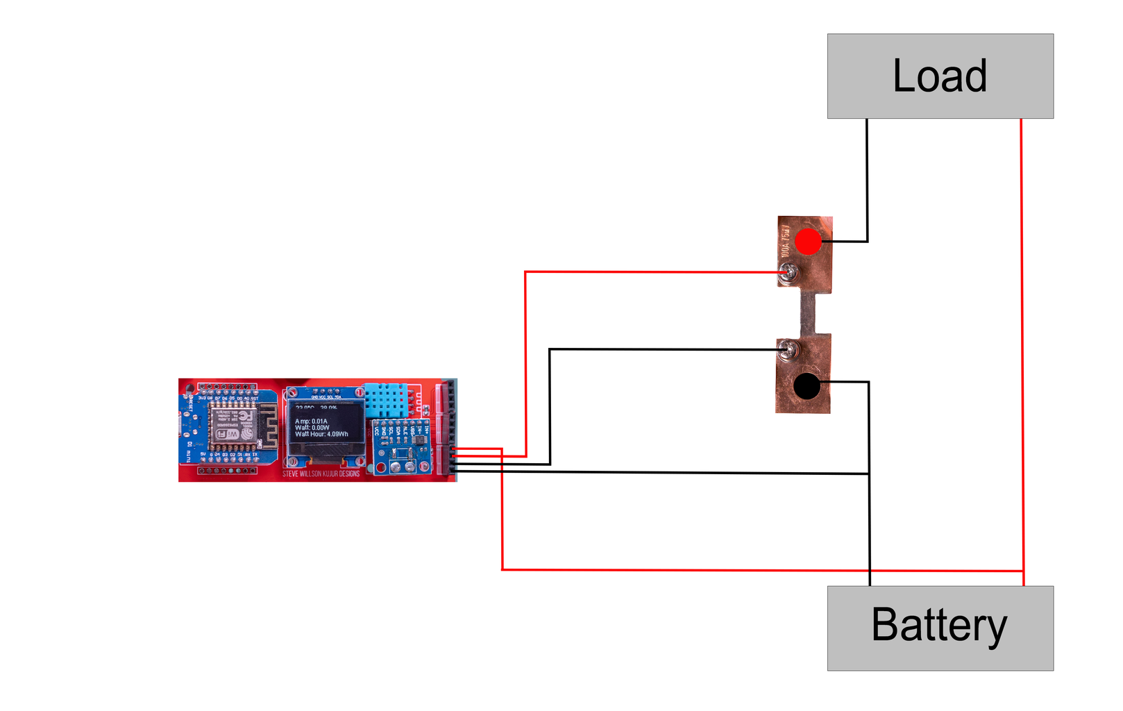 100VDC 100A 16 Steps with Pictures Circuit Diagram