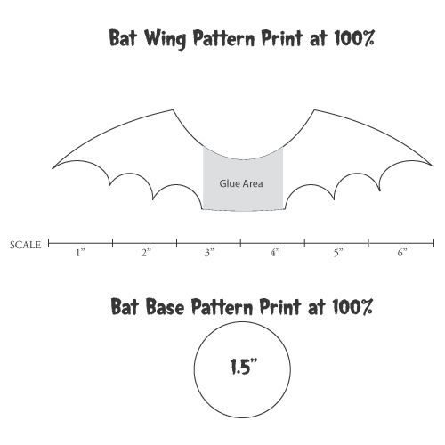 Bat Wing Template