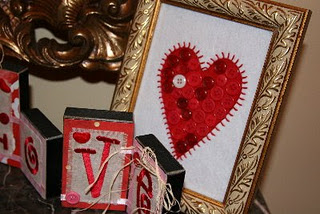 Valentine's Heart Button Frame