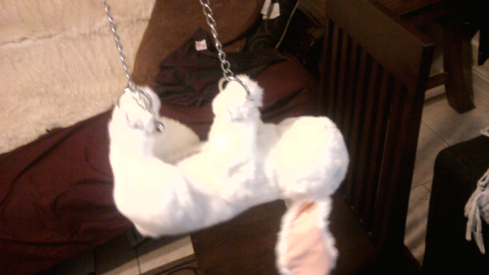 White Rabbit Purse - Dark Alice Costume Accessory