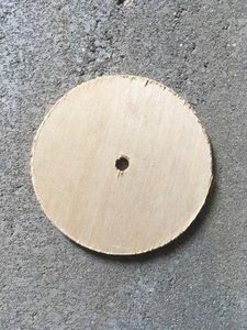 Cutting Out the Sides of the Water Wheel